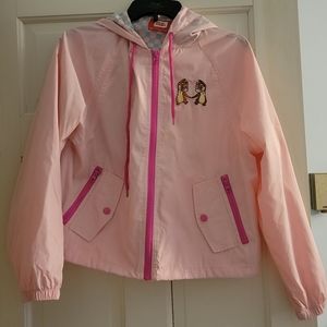 Disney Chip & Dale Pink Windbreaker Jacket